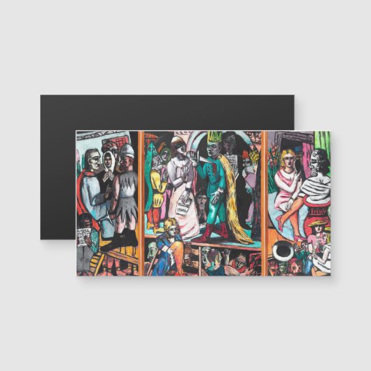 Max Beckmann - Die Schauspieler (Voorkant / Achterkant)