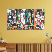 Max Beckmann - Die Schauspieler Canvas Afdruk (Insitu (Woonkamer))