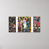 Max Beckmann - German Expressionism - The Acrobats Canvas Afdruk (Voorkant)