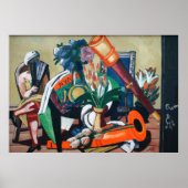 Max Beckmann - Großes Stillleben mit Fernrohr Poster (Voorkant)