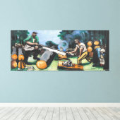 Max Beckmann - Sawyer in the forest Canvas Afdruk (Insitu (Houten vloer))