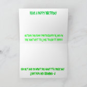 MAX Birthday Card Kaart (Binnen)