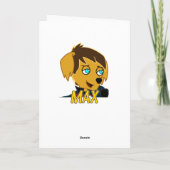 Max Birthday Card Kaart (Achterkant)