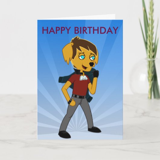 Max Birthday Card Kaart (Voorkant)