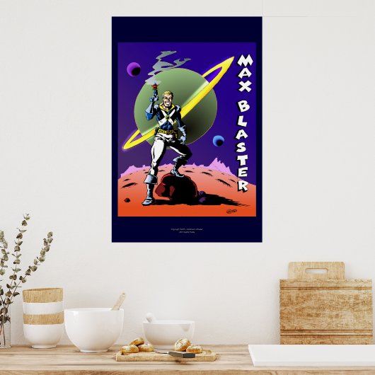 Max Blaster poster (Keuken)