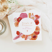 MAX Bright Floral Petals & Prosecco Vrijgezellenfe Servet