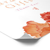 MAX Bright Floral Prosecco Kaarten en geschenken Poster (Hoek)