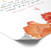 MAX Bright Floral Prosecco Ring Hunt spel Poster (Hoek)