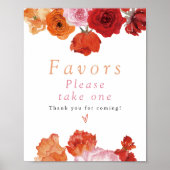 MAX Bright Spring Floral Moderne gunsten Poster (Voorkant)