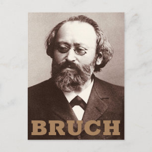 Max Bruch Briefkaart