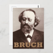 Max Bruch Briefkaart (Voorkant / Achterkant)