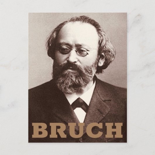 Max Bruch Briefkaart (Voorkant)