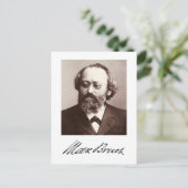 Max Bruch - handtekening Briefkaart (Staand voorkant)