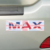 Max Bumpersticker (Op auto)
