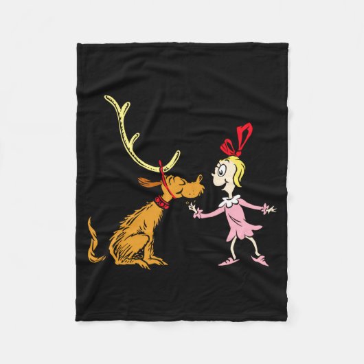 Max Cindy Lou Who Fleece Deken (Voorkant)