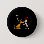 Max Cindy Lou Who  Ronde Button 5,7 Cm (Voorkant)