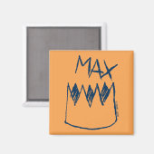 Max & Crown-schets Magneet (Voorkant / Achterkant)