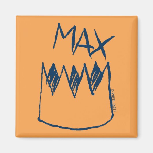 Max & Crown-schets Magneet (Voorkant)
