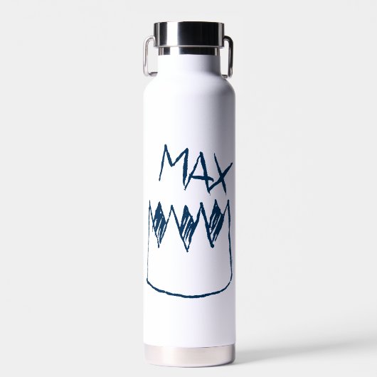 Max & Crown-schets Waterfles (Voorkant)