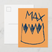 Max & Crown Sketch Briefkaart (Voorkant / Achterkant)