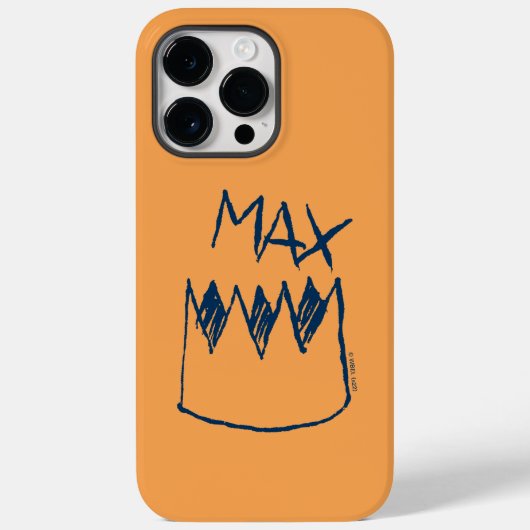 Max & Crown Sketch Case-Mate iPhone Case (Achterkant)