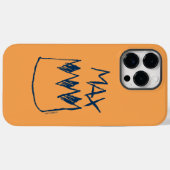 Max & Crown Sketch Case-Mate iPhone Case (Achterkant (horizontaal))