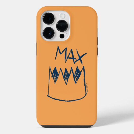 Max & Crown Sketch iPhone Hoesje (Achterkant)