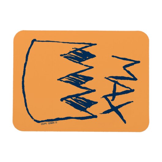 Max & Crown Sketch Magneet (Horizontaal)
