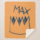 Max & Crown Sketch Sherpa Deken (Voorkant)