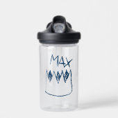 Max & Crown Sketch Waterfles (Voorkant)