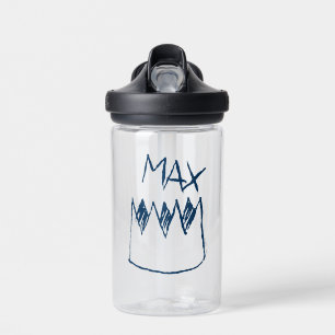 Max & Crown Sketch Waterfles