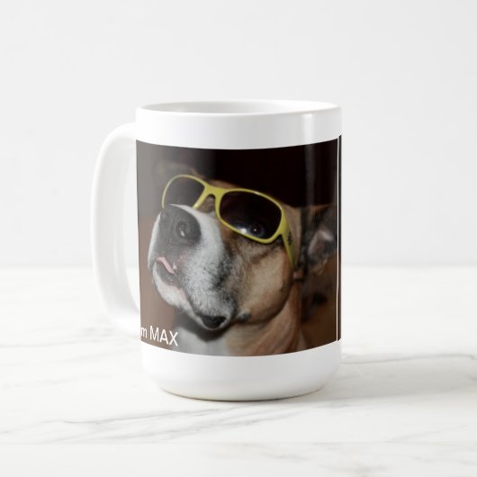 MAX CUP Pet Dog Koffiemok (Voorkant links)