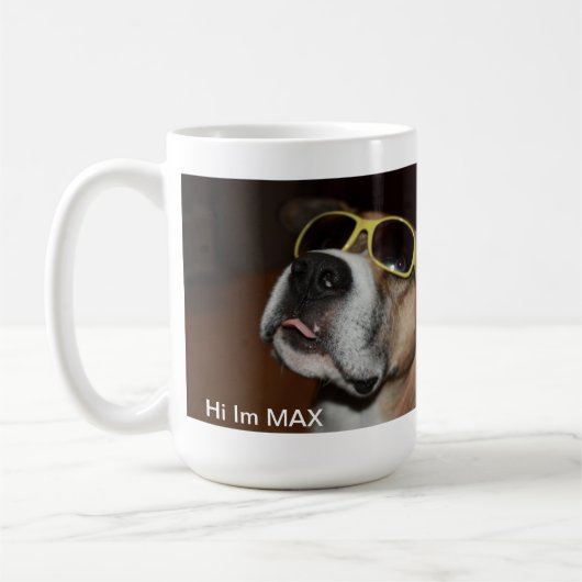 MAX CUP Pet Dog Koffiemok (Links)
