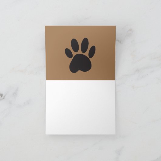 Max de Dog Notecard Bedankkaart (Binnen)