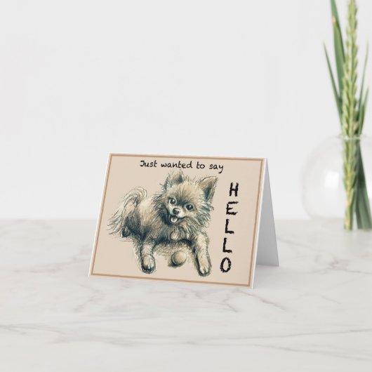 Max de Dog Notecard Bedankkaart (Voorkant)