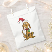 Max de Hond met een Kerstmannenhoed Bedankzakje (Geknipt)