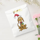 Max de Hond met een Kerstmannenhoed Bedankzakje (Gezegeld)