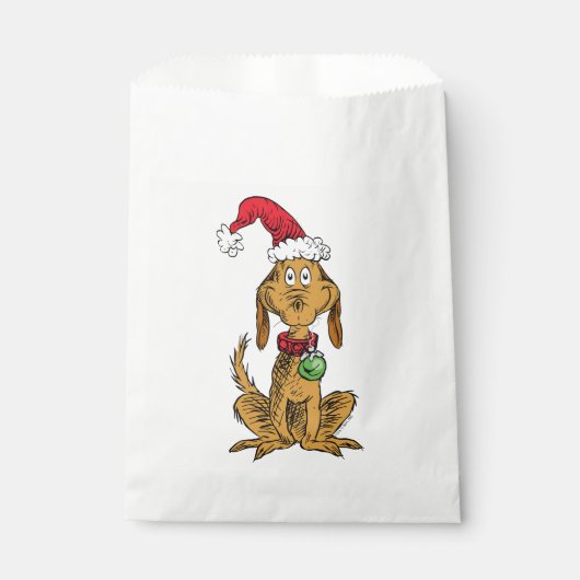 Max de Hond met een Kerstmannenhoed Bedankzakje (Voorkant)