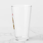 Max de hond met kerstmuts glas (Links)