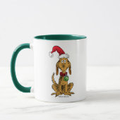 Max de hond met kerstmuts mok (Links)