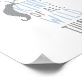 Max | De koning van alle wilde dingen - blauw Poster (Hoek)