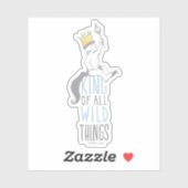 Max | De koning van alle wilde dingen - blauw Sticker (Vel)