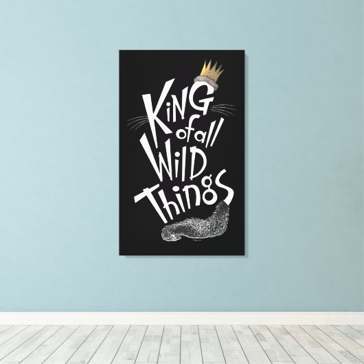 Max | De koning van alle wilde dingen Canvas Afdruk (Insitu (Houten vloer))