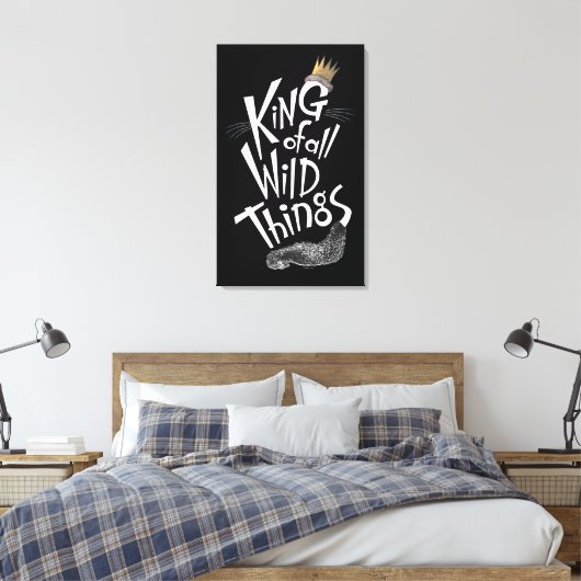 Max | De koning van alle wilde dingen Canvas Afdruk (Insitu (Slaapkamer))