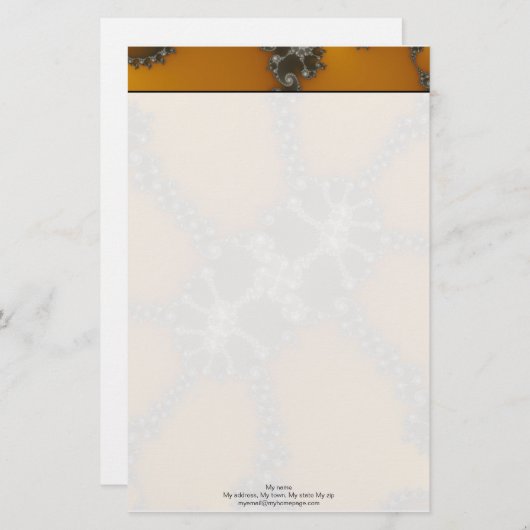 Max Delta Briefpapier (Voorkant / Achterkant)