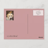 Max en Chipmunk briefkaart (Achterkant)