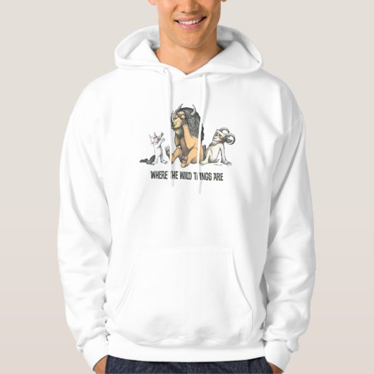 Max en de wilde dingen spelen hoodie (Voorkant)
