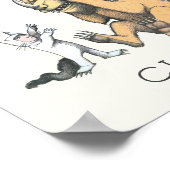 Max en de wilde dingen spelen poster (Hoek)