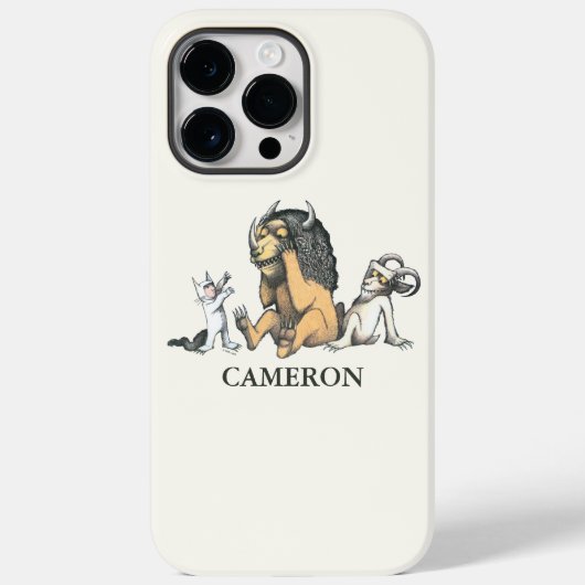 Max en de wilde dingen spelen | Voeg je naam toe Case-Mate iPhone Case (Achterkant)