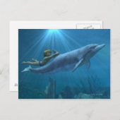 Max en Dolphin Briefkaart (Voorkant / Achterkant)